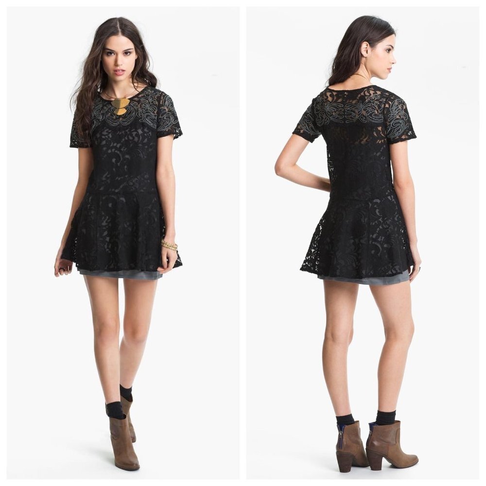 NWT Free People Beautiful Dreamer Lace Dress